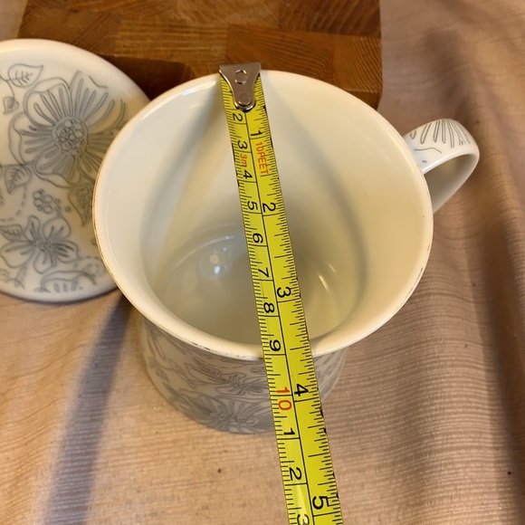 Teavana 3-piece tea set w/gorgeous flower design - Picture 8 of 11